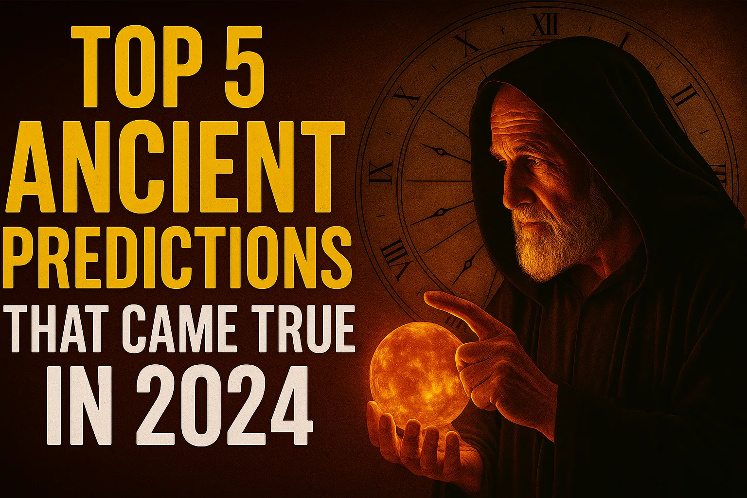 🔮 Top 5 Ancient Predictions That Came True in 2024