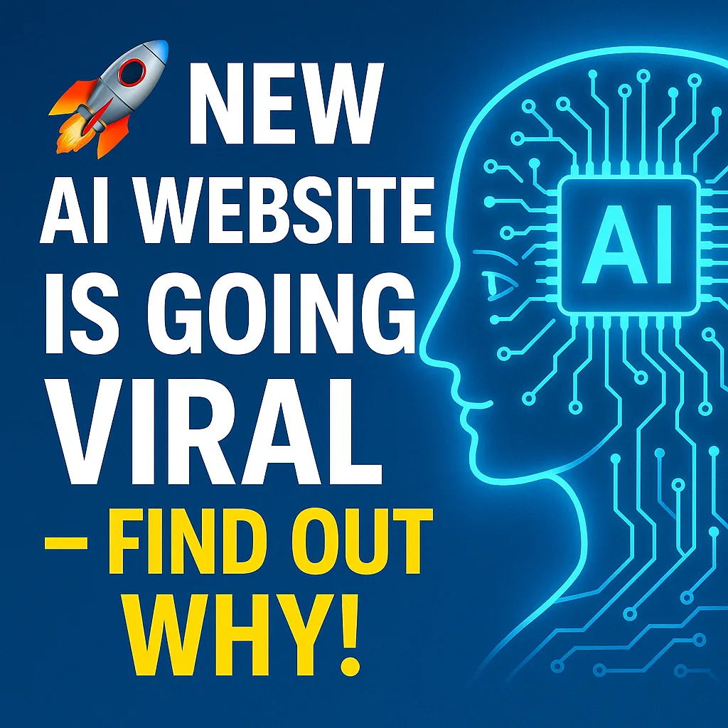 🚀 New AI Website is Going VIRAL — Find Out Why!