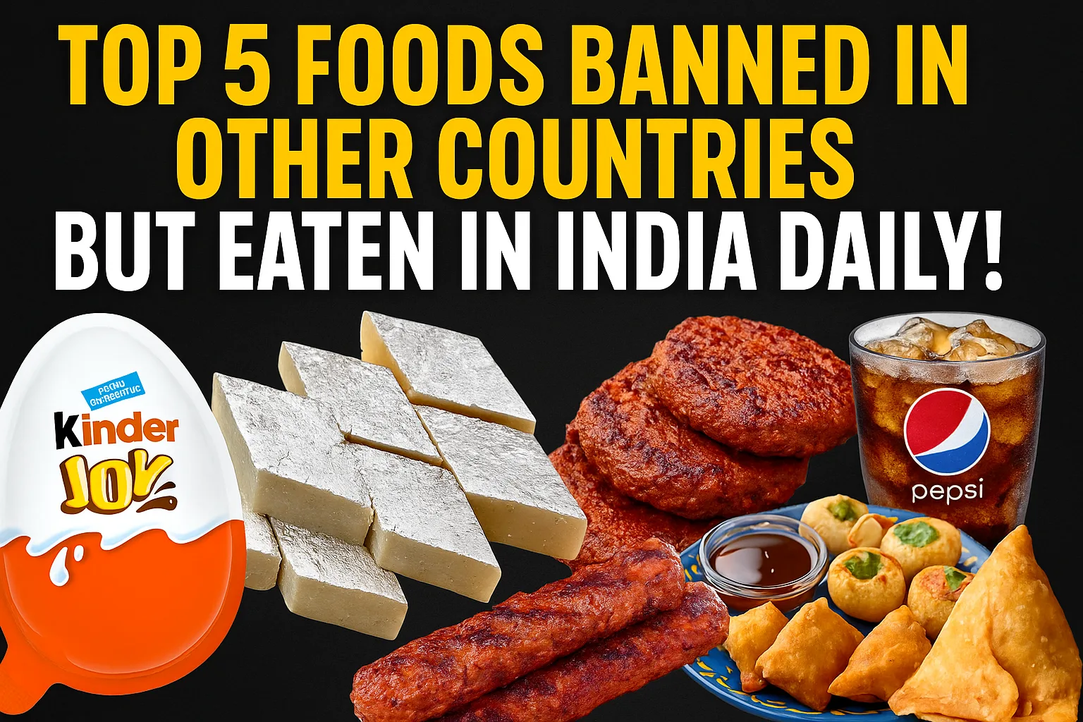 Top 5 Foods Banned in Other Countries But Eaten in India Daily