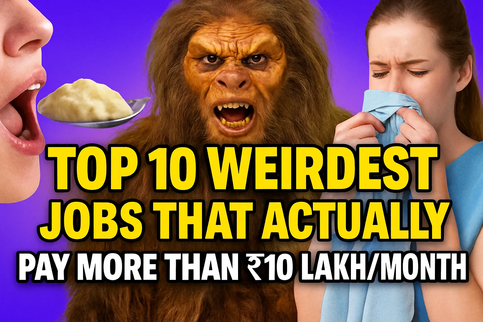 💰 Top 10 Weirdest Jobs That Actually Pay More Than ₹10 Lakh/Month!