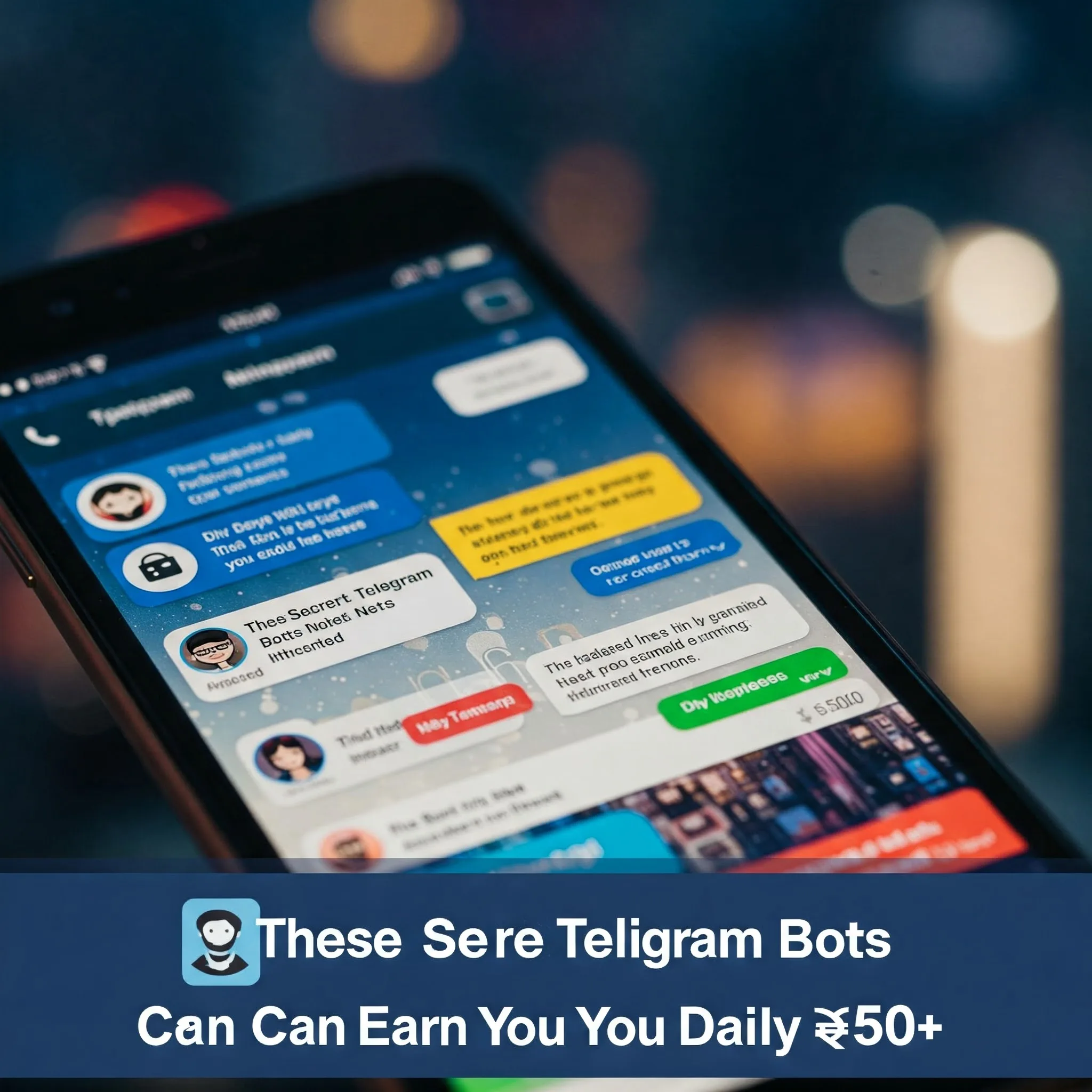 🤖 These Secret Telegram Bots Can Earn You Daily ₹500+