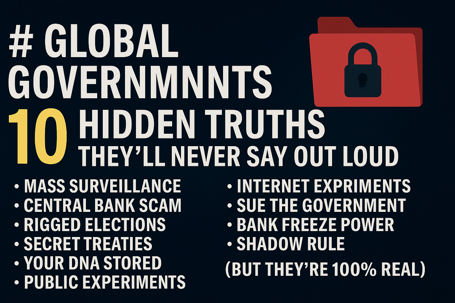 10 Hidden Truths About Global Governments They’ll Never Say Out Loud (But They’re 100% Real)