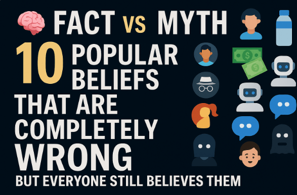 10 Popular Beliefs That Are Completely Wrong (But Everyone Still Believes Them)